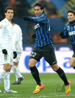 FUSSBALL SERIE A:  Jubel Diego Milito (Inter Mailand)