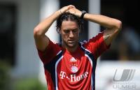 Fussball 1. Bundesliga: Training beim FC Bayern Muenchen