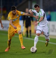 Fussball DFB Pokal Viertelfinale 13/14: TSG 1899 Hoffenheim - VfL Wolfsburg