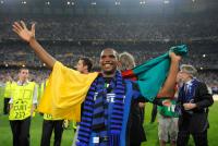 Fussball Champions League Finale: JUBEL Samuel Eto'o , Eto  (Inter) )