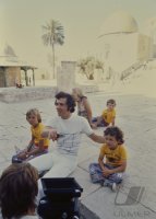 Fussball 1. Bundesliga Saison 1974/1975: Beckenbauer bei Filmdreh in Jerusalem