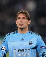 FUSSBALL  International CHL 09/10 FC Zuerich - Olympique Marseille