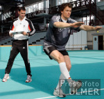 Fitnesstraining / Fitnesstest Nationalmannschaft in Frankfurt