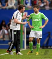 Fussball, 1. Bundesliga Saison 2012/2013: Hamburger SV - VfL Wolfsburg