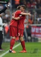 Fussball 1. Bundesliga Saison 15/16: FC Bayern Muenchen - VfB Stuttgart