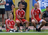 FUSSBALL 1. Bundesliga 13/14: FC Bayern Muenchen - Brescia Calcio