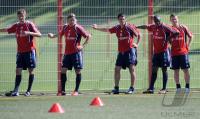 1. Fussball Bundesliga : Training beim FC Bayern Muenchen