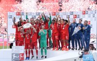Fussball 1. Bundesliga Saison 18/19: Meister FC Bayern Muenchen