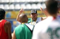 Training of Mexican National Beach Soccer Team