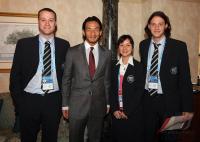 Fussball International  Club WM  Interview Hidetoshi Nakata (JPN)