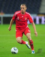 Fussball International Testspiel: Denis Glushakov (Russland)