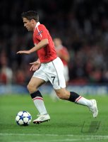 Fussball CHL  Saison 2010/2011:  Michael Owen (Manchester United FC)