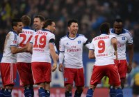 Fussball, 1. Bundesliga  Saison 2013/2014: Hamburger SV - Borussia Dortmund