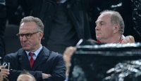 FUSSBALL INTERNATIONAL CHL VIERTELFINALE 12/13: Praesident Uli Hoeness (FC Bayern Muenchen)