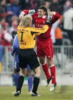 Fussball 1. Bundesliga: Bayern - Schalke, jubel KAHN, DEMICHELIS