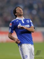 Fussball 1. Bundesliga  Saison 2010/2011:  Raul (FC Schalke 04)