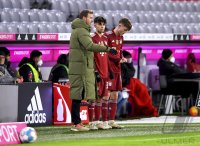 Fussball 1. Bundesliga Saison 21/22: FC Bayern Muenchen - Borussia Moenchengladbach