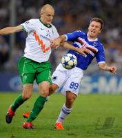 Fussball: Champions League Play-Offs Hinspiel, Saison 2010/2011: Genua - Bremen