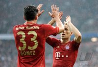 Fussball 1. Bundesliga, Saison 2011/2012:  FC Bayern Muenchen - Hannover 96
