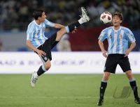 FUSSBALL INTERNATIONAL:  Argentinien - Brasilien