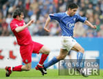 Fussball 1. Bundesliga: Bochum - Freiburg, Zweikampf