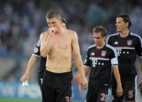 Fussball CHL  Saison 2011/2012: Bastian Schweinsteiger (FC Bayern Muenchen)