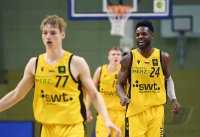 Basketball 2. Bundesliga 2020/2021: Tigers Tuebingen - Tigers Tuebingen - Gladiators Trier