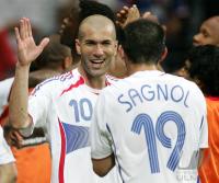 Fussball WM 2006: Brasilien - Frankreich