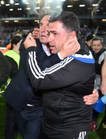 Fussball, 1. Bundesliga  Saison 2014/2015 Relegation: Karlsruher SC - Hamburger SV