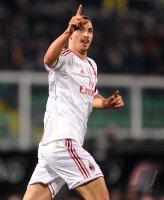 FUSSBALL SERIE A:  Zlatan Ibrahimovic (AC Mailand)