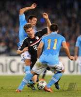 Fussball CHL  Saison 2011/2012: SSC Neapel - FC Bayern Muenchen