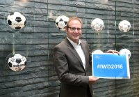 FIFA Praesident Gianni Infantino (Schweiz) erster Tag im Home of Fifa