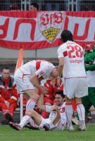 FUSSBALL  1. BUNDESLIGA  09/10    VfB Stuttgart - Hannover 96