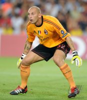 Fussball Champions League  Saison 2011/2012: Torwart Christian Abbiati (AC Mailand)