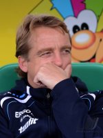 Fussball 1. Bundesliga :  Trainer Mike Bueskens (Greuther Fuerth)
