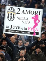 FUSSBALL SERIE A:  Fans von Juventus Turin