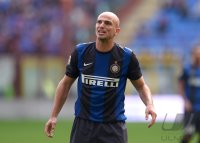 FUSSBALL SERIE A: Esteban Cambiasso (Inter Mailand)