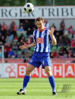 FUSSBALL 1. BUNDESLIGA: Berlin, VON BERGEN Einzelaktion