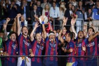 Fussball Champions League Finale 2015: TEAMJUBEL Barca