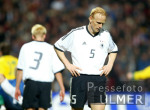 Fussball - EM-Qualifikation: Deutschland - Litauen, enttaeuschung n. 1:1