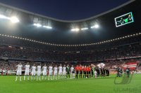 Fussball CHL  Saison 2011/2012: Mannschaftsaufstellung in der ALLIANZ ARENA