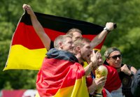 Ankunft der Deutschen Nationalmannschaft in Berlin nach dem Gewinn der Weltmeisterschaft 2014