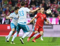 Fussball 1. Bundesliga Saison 15/16: FC Bayern Muenchen -  FC Schalke 04