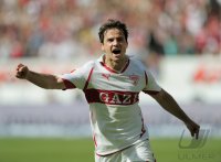 Fussball 1. Bundesliga 10/11 :  JUBEL  Tomas Hajnal (VfB Stuttgart)