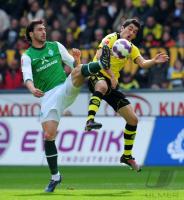 FUSSBALL, 1. BUNDESLIGA, 29. Spieltag: Dortmund - Bremen