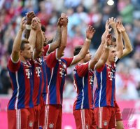 Fussball 1. Bundesliga Saison 14/15: FC Bayern Muenchen - Werder Bremen