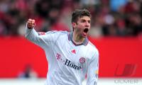 Fussball 1. Bundesliga : JUBEL Thomas Mueller (FCB)
