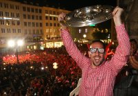 Fussball 1. Bundesliga  Deutscher Meister 14/15 FC Bayern Muenchen