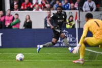 Fussball 1. Bundesliga  Saison  2025/2026  28. Spieltag SC Freiburg - FC Bayern Muenchen