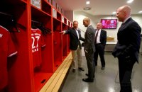 FUSSBALL 1. Bundesliga 2013/2014: FC Bayern Muenchen praesentiert den neuen Cheftrainer Josep Guardiola
